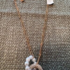 Park Lane Elegant Gold and Pearl Necklace